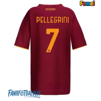 AS Roma Lorenzo Pellegrini #7 Tricou Fotbal Replică 2025-26 Femei Acasa